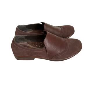 NAOT ANGIN MIXED LEATHER LOAFERS NEW WITH TAGS size 11-11.5(EU42) in Color Brown